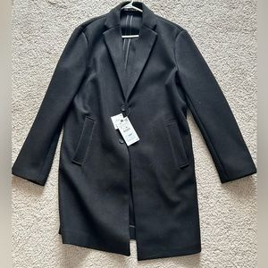 zara men’s coat for daily wear. Size: L. Black
